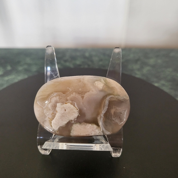 Other - Druzy Flower Agate Crystal Palmstone